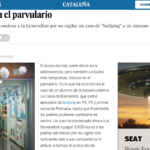 El País: Acoso en el parvulario